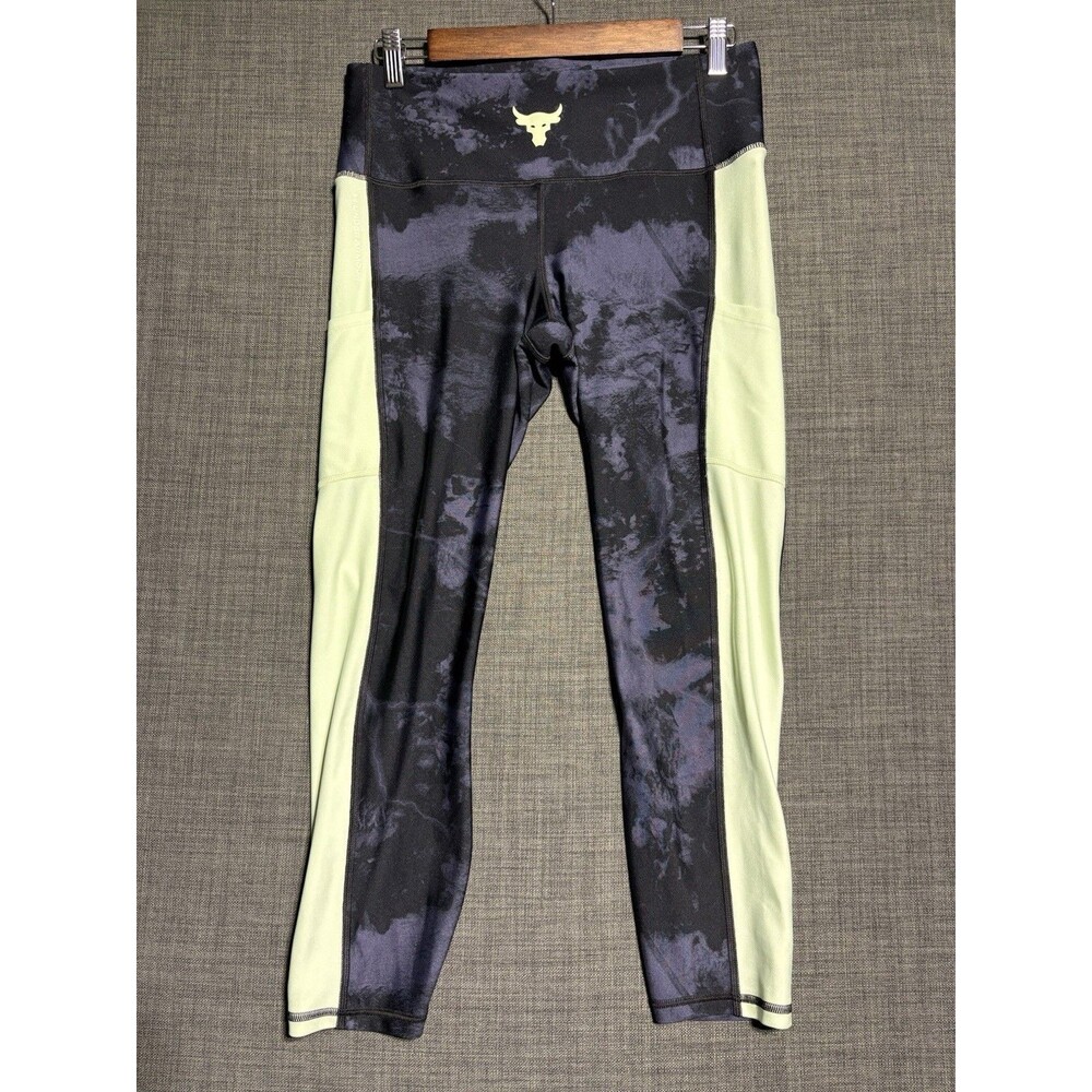 Under Armour Project Rock Leggings Women's Size Large HeatGear Compression